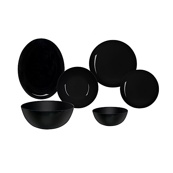 سرویس غذاخوری ۲۶ پارچه لومینارک فرانسه مدل دیوالی